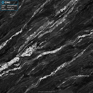 La belleza misteriosa del cielo estrellado de azulejos de porcelana Material de porcelana de 600x600mm para Hotel Villa Apartment School Hall - Product Image 5