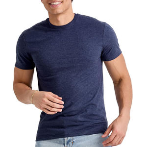 Camisetas de Hombre Lisas, Casuales, de Algodón 100%, Corte Ajustado, con Logotipo de Marca Personalizado, para Venta en Línea, al por Mayor - Product Image 5