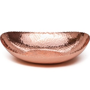 Tazón Decorativo de Lujo para Servir Frutas con Pétalos Dorados, Centro de Mesa de Metal con Acabado de Latón para Pedidos al por Mayor - Product Image 4