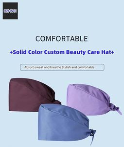 Comfortable Wear Hygienic Prevents Hair Contamination Stylish Unisex Design Easy Care <b>scrub</b> <b>caps</b> for doctors - Product Image 5