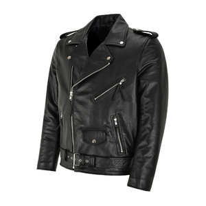 High Quality Autumn Winter Men's Casual Zipper <b>Leather</b> <b>Jacket</b> Men <b>Long</b> Sleeve <b>Leather</b> Fashion <b>Jacket</b> For Men - Product Image 1