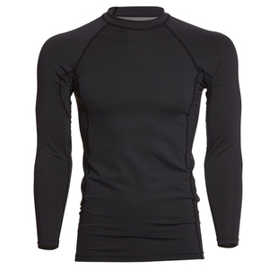 Premium 240GSM Polyester Spandex Breathable Quick Dry Long Sleeve <b>Compression</b> Rashguard BJJ MMA Grappling High Elasticity Gym - Product Image 2