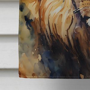 Bandera Multicolor de León para Casa, Gran Bandera Decorativa para Porche con Manga para Asta, Tapicería de Poliéster para Colgar en Pared o Jardín - Product Image 4