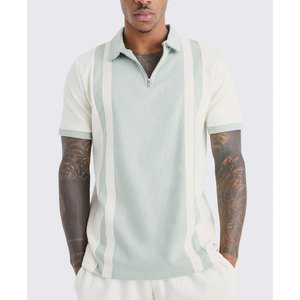 Men's Cotton Polo Shirt Custom Logo Short Sleeves Casual Golf Polo T-Shirt - Product Image 4