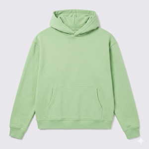 เสื้อฮู้ดผู้ชายสีเบจ ทรงปกติ ผ้าฝ้ายฟลีซถัก 100% แห้งเร็ว มีกระเป๋าหน้า สไตล์วินเทอร์ ล้ำสมัย - Product Image 4