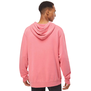 Unisex Premium Pigment Dye Hooded Pullover Midweight Casual Sweatshirt <b>Soft</b> Fabric <b>Hoodie</b> for Indoor Outdoor and Travel Wear - Product Image 2
