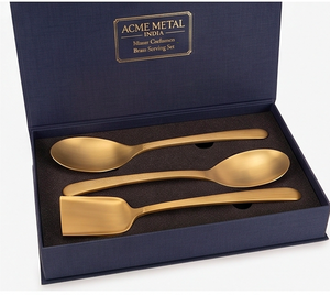 Elegant Gold Rice Serving Spoons Premium Matte Gold PVD Finished Rice Lifter For Kitchen Dining Table Wedding And Restaurant - Product Image 5