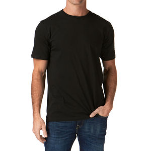 Camiseta de Cuello Redondo Lisa para Hombre, Camiseta Básica de Algodón, Prenda Esencial para el Día a Día, Venta al Por Mayor, Camisetas Personalizadas - Product Image 4