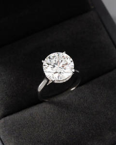 IGI/GIA Lab Grown Cut Diamond Vintage 14k jaune mariage/bague de fiançailles unisexe or blanc fin pour anniversaire fête-digne - Product Image 1