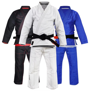 ชุดยิวยิตสูสำหรับฝึกซ้อมและแข่งขัน ดีไซน์ระดับมืออาชีพ ผลิตจากโพลีเอสเตอร์/คอตตอน แห้งเร็ว ระบายอากาศได้ดี - Product Image 1