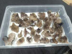 Smoky Quartz Raw Stone <b>Crystal</b> Specimens Natural Mineral Collection Art & Collectible From Maharashtra AK Minerals - Product Image 1