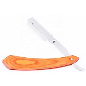 Rasoir droit pliant professionnel pour barbier, type shavette à lame simple, personnalisable pour fournisseur - Product Image 1