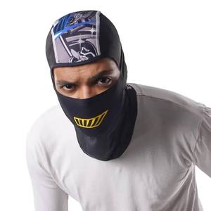 Cagoule noire avec logo jaune imprimé, imperméable, pour sports de plein air, masque facial pour hommes adultes, tour de tête 54-56 cm, idéale pour les fêtes - Product Image 1