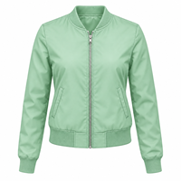 Fabricant OEM, veste bomber pour femmes de haute qualité, matière confortable et respirante, veste bomber pour femmes OEM