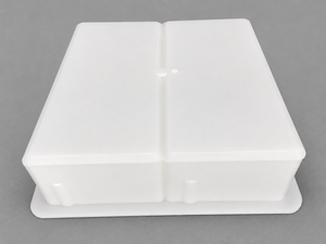 PP Plastic Double Cavity Rectangular Textured <b>Concrete</b> <b>Paver</b> <b>Mold</b> - Product Image 3