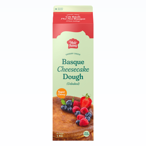 Service de marque privée, emballage individuel, HALAL, OEM/ODM, crème non laitière, pâte à cheesecake basque 1KG, pour boulangerie, prix de gros - Product Image 1