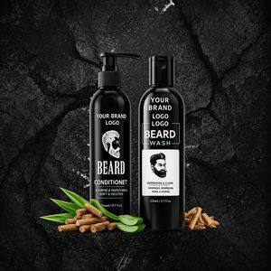 Shampooing et après-shampoing pour barbe bio pour hommes, marque privée OEM, rafraîchissant, nourrissant, hydratant, commandes en gros - Product Image 3