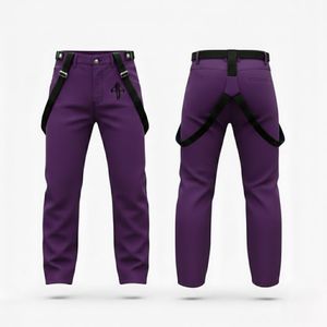 Pantalones de Esquí para Hombre de Alta Calidad, 100% Poliéster, Teñido Liso, Impermeables 10,000mm, Aislamiento de Forro Polar, Cierre Personalizado RIVIAN - Product Image 1