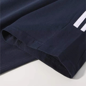 Haute qualité 100% coton unisexe T-shirt col rond t-shirts blanc surdimensionné Streetwear T-shirt Boxy T-shirt surdimensionné hommes t-shirts - Product Image 3