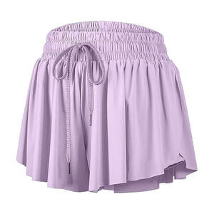 Shorts Deportivos Fluidos para Mujer, Shorts Bonitos para Gimnasio, Yoga, Correr y Hacer Ejercicio con Diseño de Falda para Tenis, Verano y Ropa Deportiva - Product Image 6