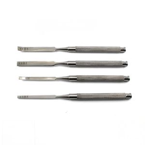 Juego de 4 piezas de cinceles y osteótomos de primera calidad para división de huesos, instrumentos de cirugía dental para implantes, herramientas de expansión ósea de acero inoxidable - Product Image 1