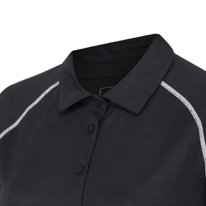 Camiseta Polo Gris Oscuro 100% Algodón con Logotipo Personalizado OEM/ODM para Mujer, de Alta Calidad, Moderna, Transpirable, Informal para Verano - Product Image 5