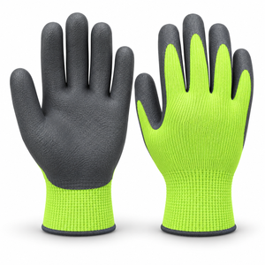 Anti Slip Durable <b>Latex</b> <b>Gloves</b> Secure Palm Traction Breathable Fabric Flexible Comfort Silicone-free for Loading Handling Tasks - Product Image 3