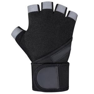 Guantes de Gimnasio de Cuero con Logotipo Personalizado para Levantamiento de Pesas, para Hombres y Mujeres, Guantes de Fitness para Entrenamiento - Product Image 4