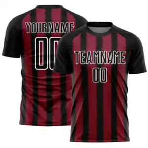 เสื้อฟุตบอลซับลิเมชั่นคุณภาพสูง โพลีเอสเตอร์ 100% รุ่นใหม่ล่าสุด รับผลิตตามสั่ง (OEM) ขายส่ง พร้อมบริการพิมพ์ลายซับลิเมชั่น สำหรับผู้ใหญ่ทุกเพศ - Product Image 4