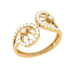 แหวนดีไซน์ล้อแบบวินเทจ ปรับขนาดได้ ของขวัญเครื่องประดับแฟชั่น - Product Image 6