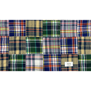 Plaid Dobby Rib Patchwork <b>Flannel</b> Fabric 43/44" Width Lightweight Woven RPW-3711 Home Textile Curtain & Bag - Product Image 2