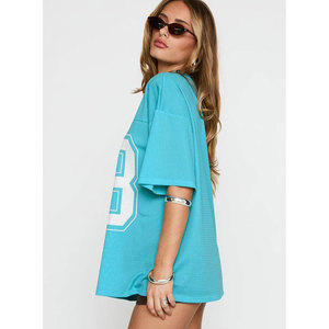 Top Rated Women's Oversized Streetwear <b>T</b> <b>Shirt</b> Breathable Summer Casual Tee Custom Logo OEM ODM Clothing Manufacturer - Product Image 2