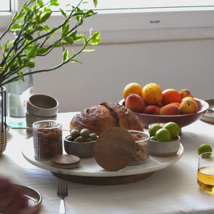Meilleures ventes : Plateau tournant Lazy Susan en marbre de haute qualité, organisateur pour dîner et petit-déjeuner, support en marbre - Product Image 1