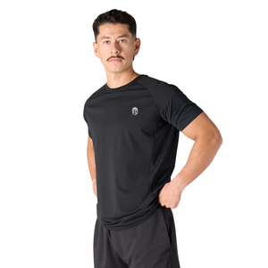 Camiseta Deportiva de Manga Corta para Hombre, Corte Ajustado, para Gimnasio, Entrenamiento, Rendimiento, Elástica, para Fitness, Suministro al por Mayor OEM - Product Image 3
