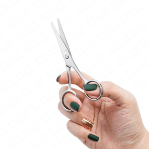 Ciseaux à ongles professionnels argentés et noirs, acier inoxydable de haute qualité, couleur personnalisée, ciseaux de manucure, vente en gros, OEM - Product Image 5