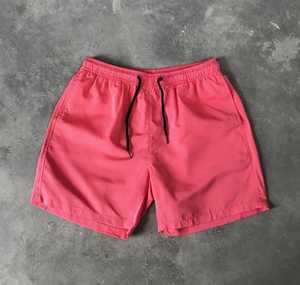 Shorts Bermuda en Coton Oxford Blanc pour Homme, Taille Élastiquée avec Cordon, Couleur Unie, Coupe Décontractée, Taille Mi-Haute, Respirant, Tissé - Product Image 5