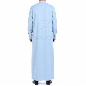Robes musulmanes de qualité supérieure en tissu respirant pour le quotidien et la prière – Nouveau style traditionnel 2026 – Coupe confortable – Longue robe musulmane - Product Image 2