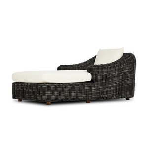 Tumbona Moderna Ecológica para Exteriores con Estructura de Madera Maciza de Teca y Cojín de Poliéster, Color Personalizado para Uso en Patio de Villa - Product Image 4