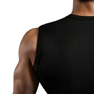 Men Knitted Compression <b>Tank</b> <b>Top</b> Sleeveless Gym <b>Top</b> Athletic Fitness Running Workout Training Sportswear Quick Dry Breathable - Product Image 4