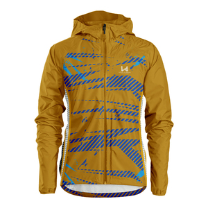 Chaqueta cortavientos con capucha para hombre, ligera, de poliéster, para primavera, informal, con cierre de cremallera. - Product Image 1