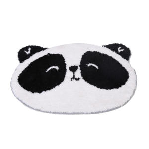 Cute <b>Panda</b> Face <b>Rug</b> Hand Tufted Anti Slip Mat for Children Home Use 100% Acrylic Made By Triotake Industry - Product Image 1