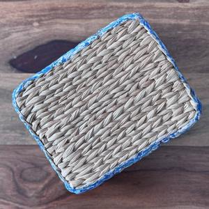 Panier en jacinthe d'eau peint à l'extérieur, fait main, panier de rangement, vente en gros, écologique, fabriqué au Vietnam - Product Image 5