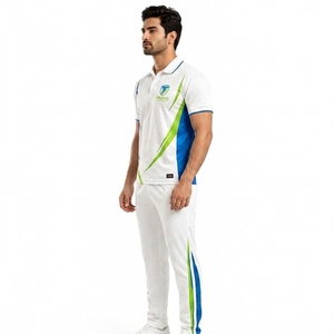 Uniforme de Cricket Personalizado con Doble Costura, Camiseta Deportiva Ligera, Transpirable, Antibacteriana y de Secado Rápido de Alta Calidad con OEM - Product Image 4