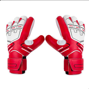 Football Goalkeeper Gloves <b>Full</b> Finger Neon Green Leather Waterproof Adjustable Wrist Strap Non <b>Slip</b> Breathable Unisex Hook Loop - Product Image 4