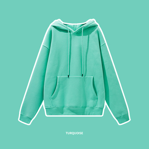 MAX WORLD ENTERPRISES – Sweat à capuche unisexe noir en coton 100 % écologique, tricoté, coupe ample, anti-boulochage, respirant pour l'hiver - Product Image 5