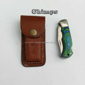 Couteau pliant tactique de chasse de haute qualité, avec étui en cuir, lame en acier inoxydable à changement rapide, couteau de poche multi-outils, OEM - Product Image 5