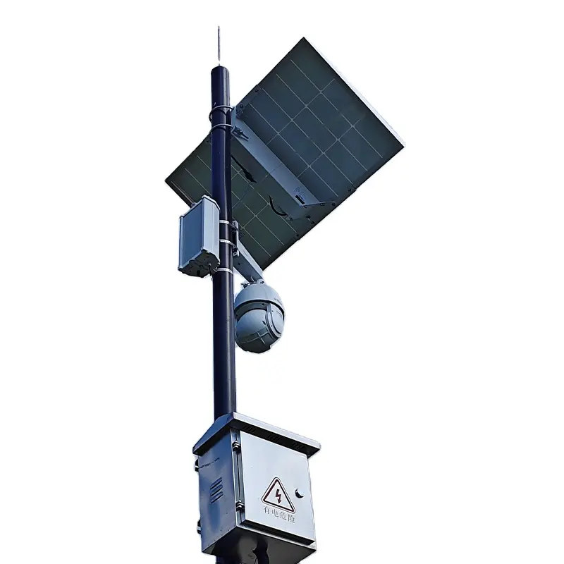 Off-Grid-Solarstrom system 60W 30Ah 4G Solar-Überwachungs kamerasystem mit Batterie 12V DC-Ausgang
