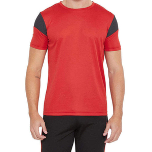Camiseta deportiva para hombre al por mayor, envío rápido, ropa deportiva lisa, MOQ bajo, proveedor de camisetas para entrenamiento y fitness. - Product Image 5