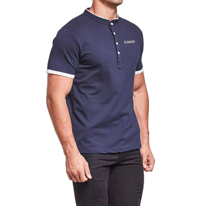 Polo de Cuello Alto Personalizado de Alta Calidad de 200g, Polo de Golf con Logotipo Personalizado para Hombre, Camiseta con Cuello Redondo - Product Image 5