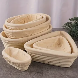 Vietnam Handi-crafted Natural Rattan Banneton Proofing Baskets for Bread Dough Fermentation Eco-Friendly Bake Ware - Product Image 1